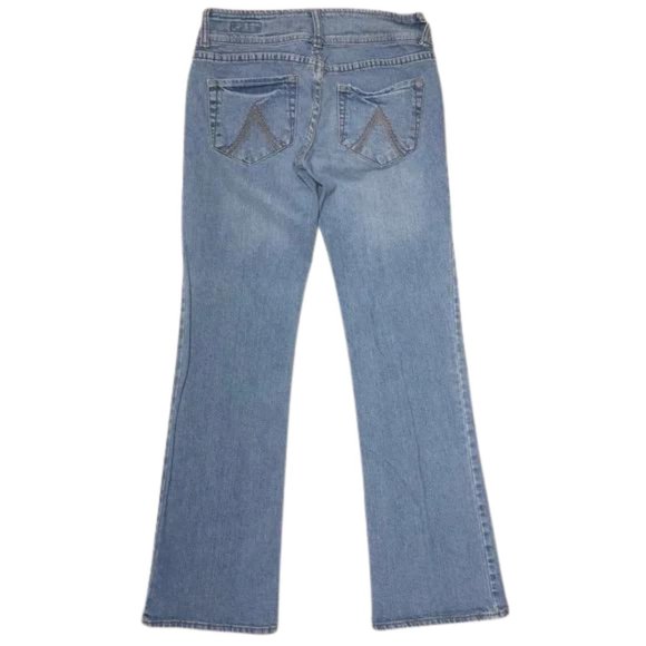 dELiA's Riley Medium Wash Denim Bootcut Low Rise Jeans - Picture 2 of 12